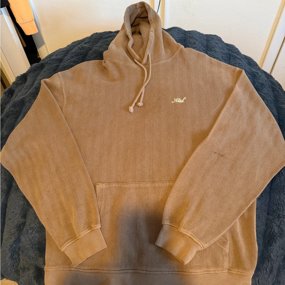 Kith* casual Tan (Heather) Hooded Sweatshirt